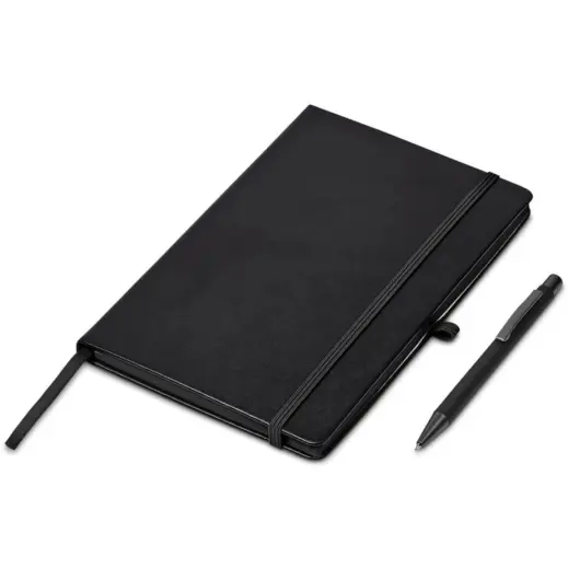 Altitude Carlton Notebook & Pen Set Black